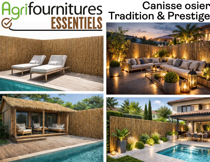 Canisse en osier Tradition et Prestige